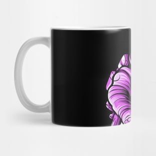 Lost in space purple astronaut Mug